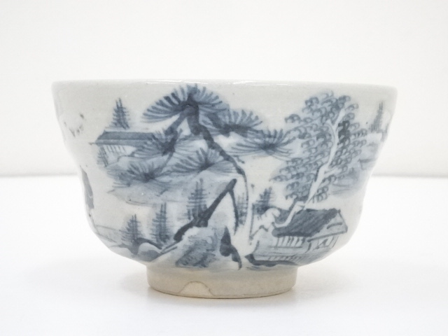 道具 ] - 道具 寺尾陶象造 乾山山水茶碗（共箱） | ネット